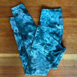 Lululemon Women’s Align Leggings Size 4 Green Tie Dye